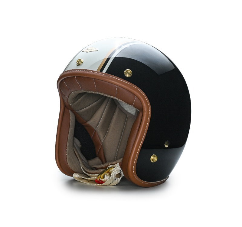 Feture GODEN高登CUSTOM 亮光曜石黑 內襯可拆洗 復古帽