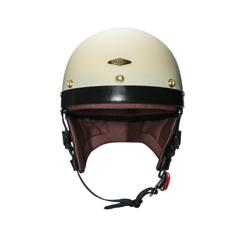 Feture HALF MOON 半月(小羊皮) 平光象牙白 半月復古帽