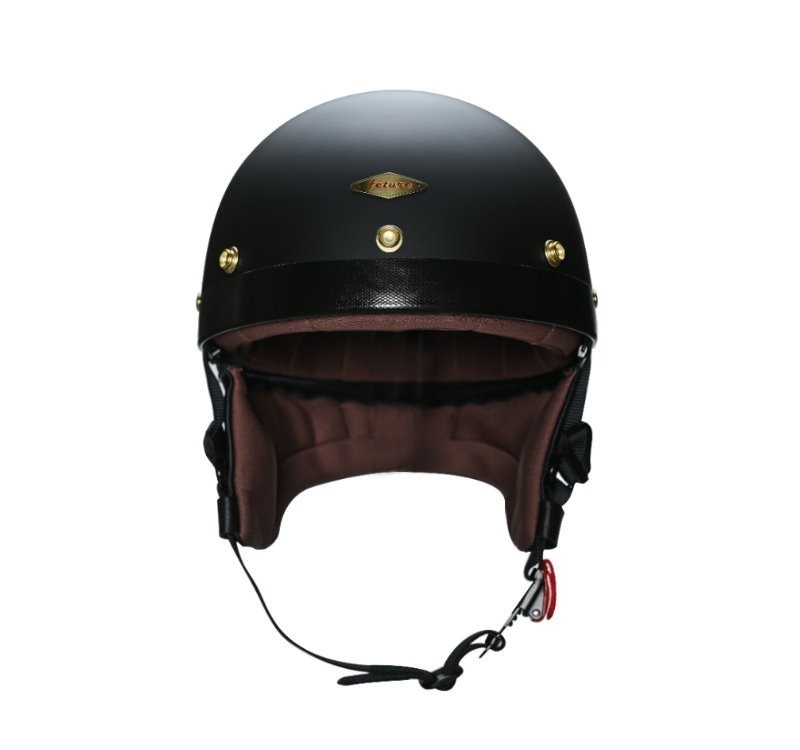 Feture HALF MOON 半月(小羊皮) 平光曜石黑 半月復古帽