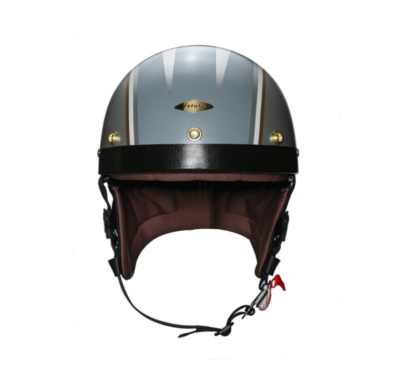 Feture JASON傑生(小羊皮) 亞光冰島銀 半月復古帽