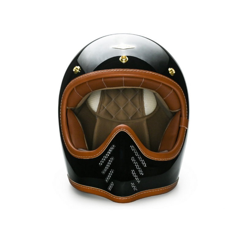 Feture STEVEN史帝文CUSTOM 亮光曜石黑 內襯可拆洗 山車帽 復古帽