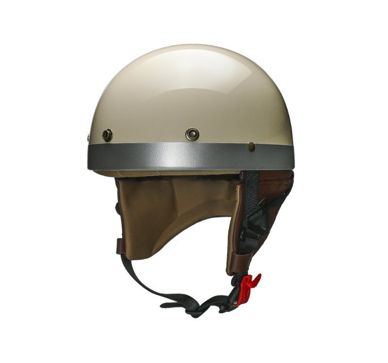 Moder HALF ROUND半源(小羊皮) 亮光淺奶茶 半月復古帽