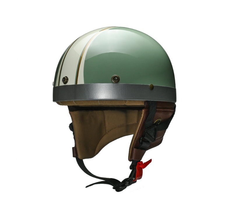 Moder EMMA艾瑪(小羊皮) 亮光灰漠綠 半月復古帽