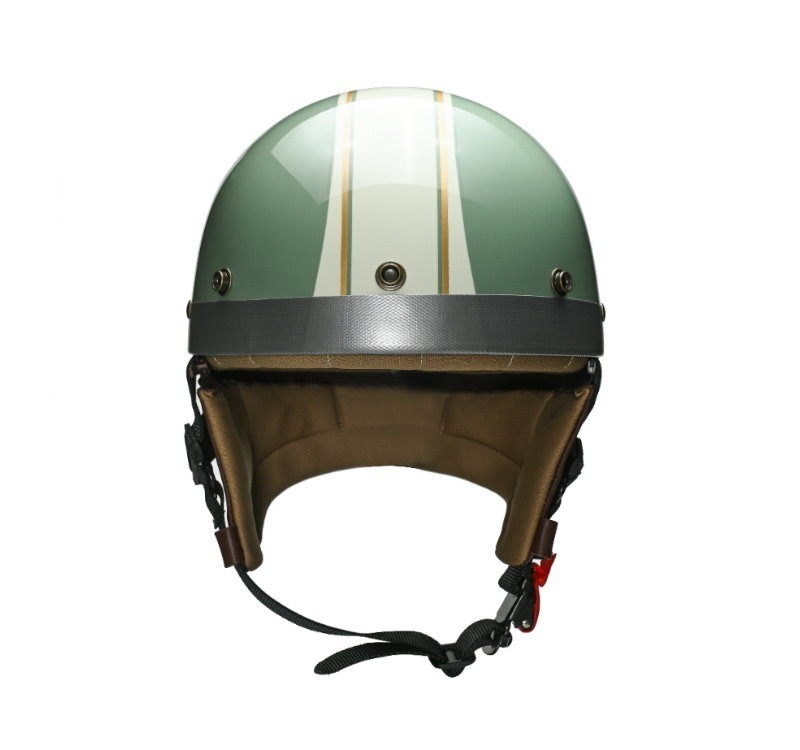 Moder EMMA艾瑪(小羊皮) 亮光灰漠綠 半月復古帽