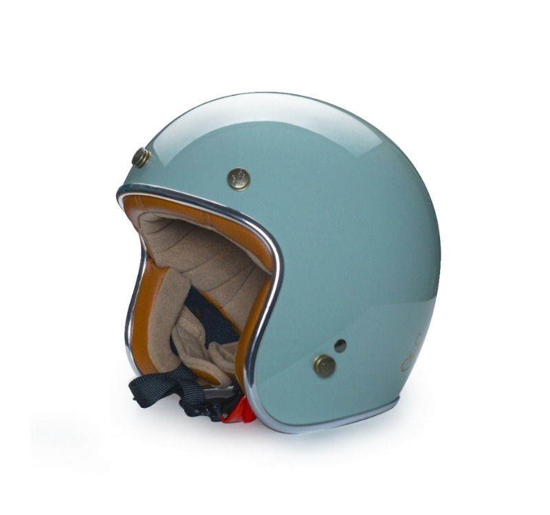 Moder MORENDI莫蘭迪 亮光灰漠綠 內襯可拆洗 排齒扣 復古帽