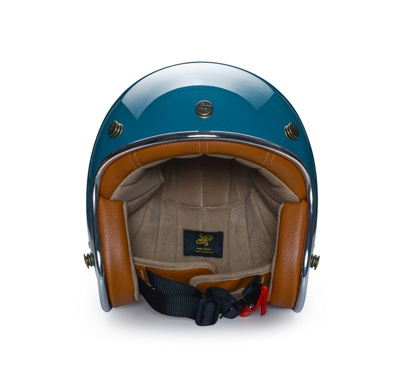 Moder MORENDI莫蘭迪 亮光水手藍 內襯可拆洗 排齒扣 復古帽