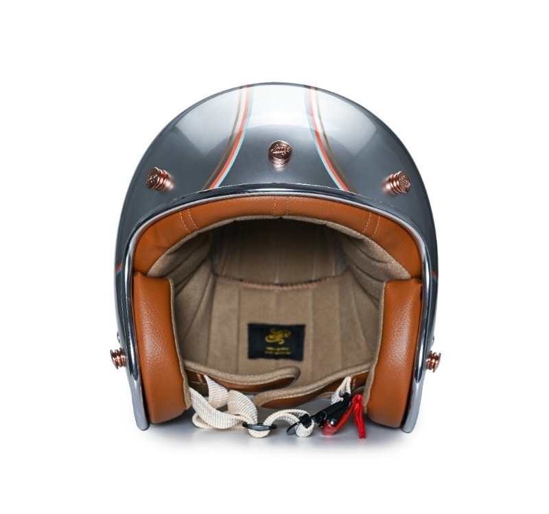 Moder JONES瓊斯 亮光星空銀 內襯可拆洗 排齒扣 復古帽