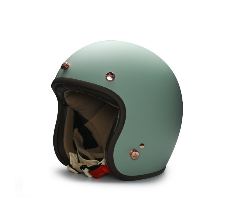 Moder BELLE貝爾(小帽體) 平光灰漠綠 內襯可拆洗 排齒扣 復古帽