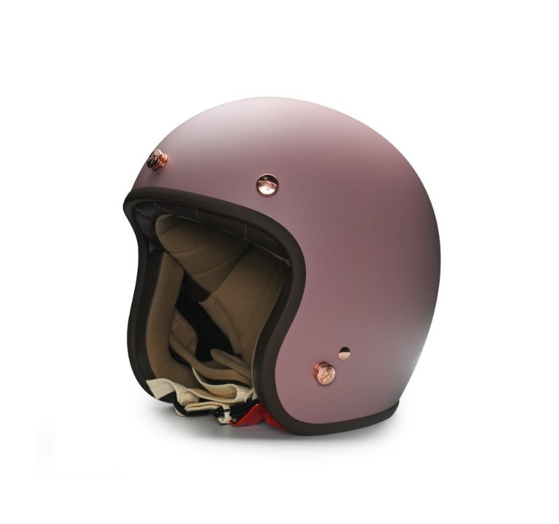 Moder BELLE貝爾(小帽體) 平光法國粉 內襯可拆洗 排齒扣 復古帽