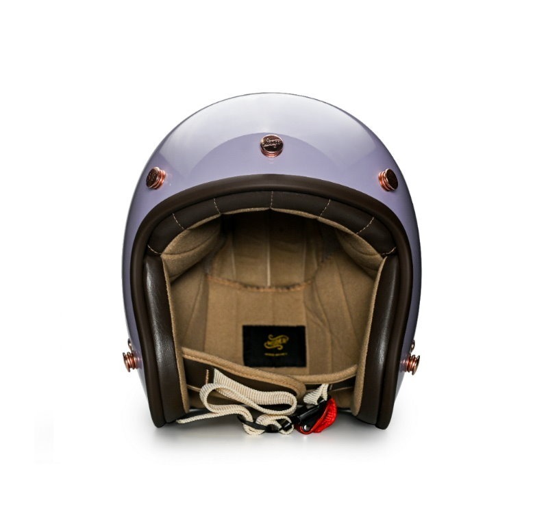 Moder BELLE貝爾(小帽體) 亮光丁香紫 內襯可拆洗 排齒扣 復古帽