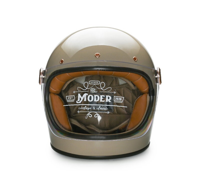 Moder BENJAMIN本傑明 亮光淡漠駝 內襯可拆洗 樂高帽 復古帽