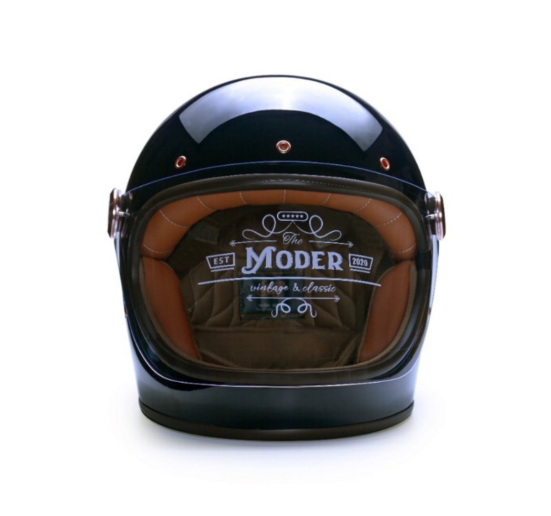 Moder BENJAMIN本傑明 亮光寶藍紫 內襯可拆洗 樂高帽 復古帽