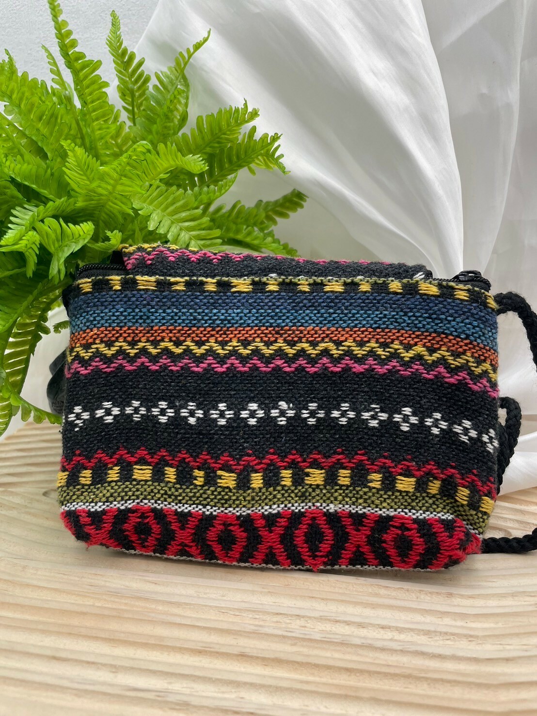 圖騰織布斜肩包No.2肩帶128寬18深12