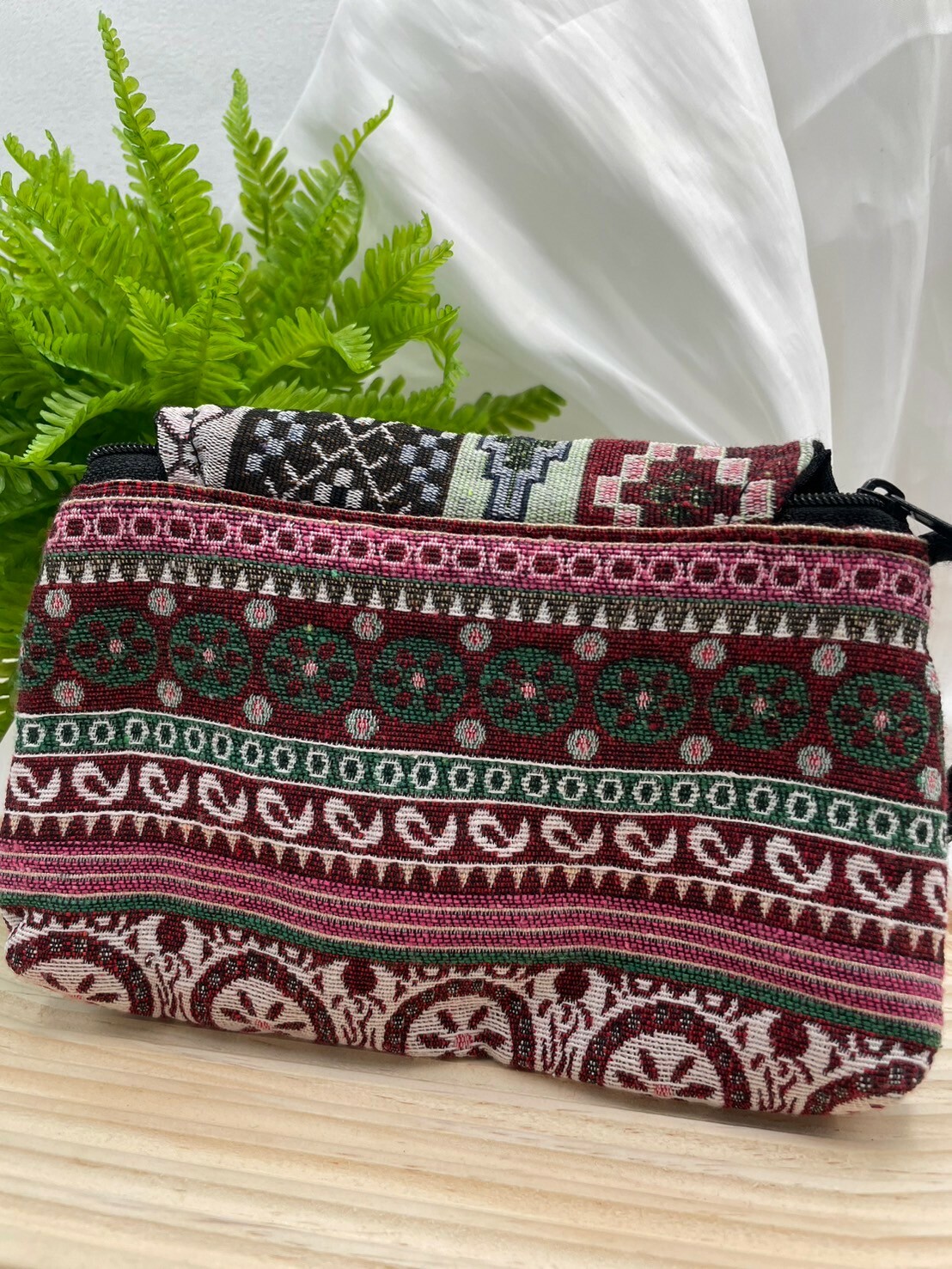 圖騰織布斜肩包No.8肩帶128寬18深12