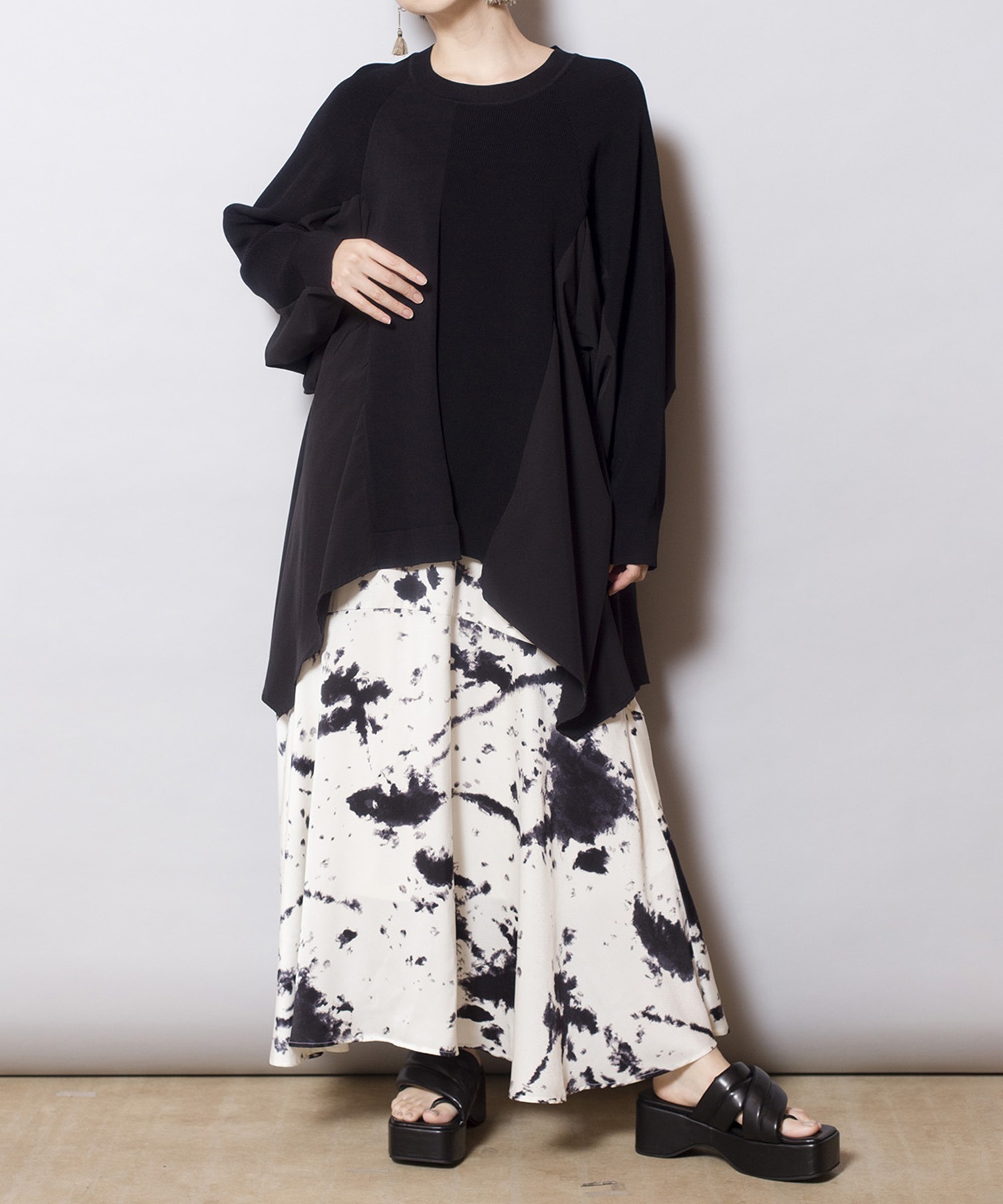 預購 - JP 拼布針織Top