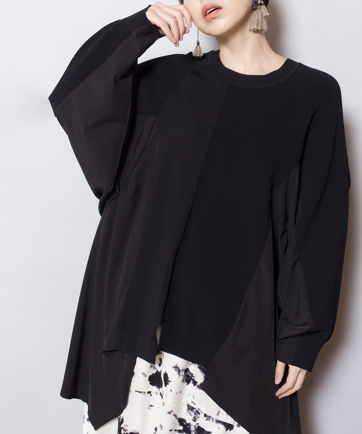 預購 - JP 拼布針織Top