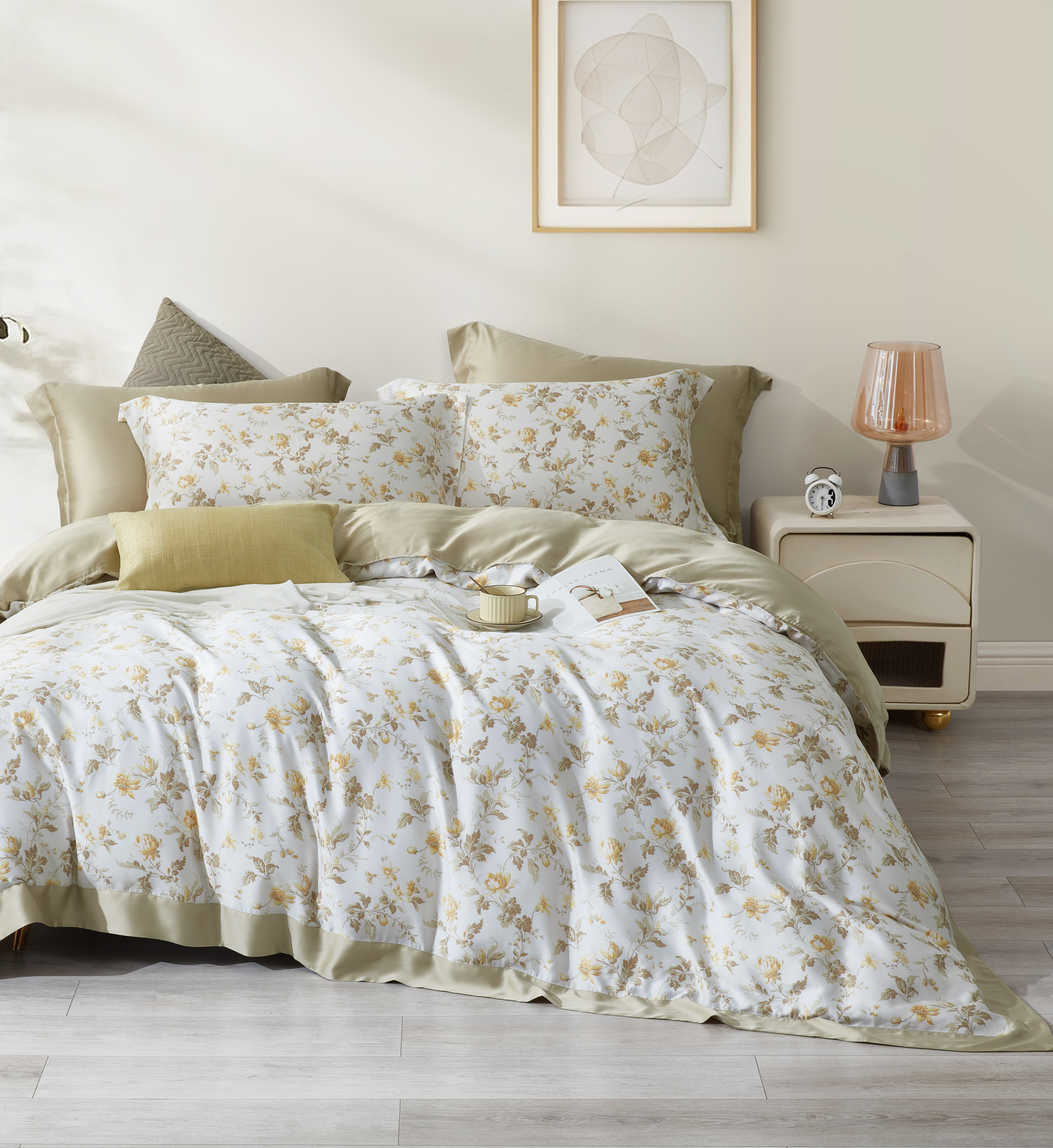 100%60支凡芮思【瑟瑟別序】雙色翅膀款【兩用被+床包】