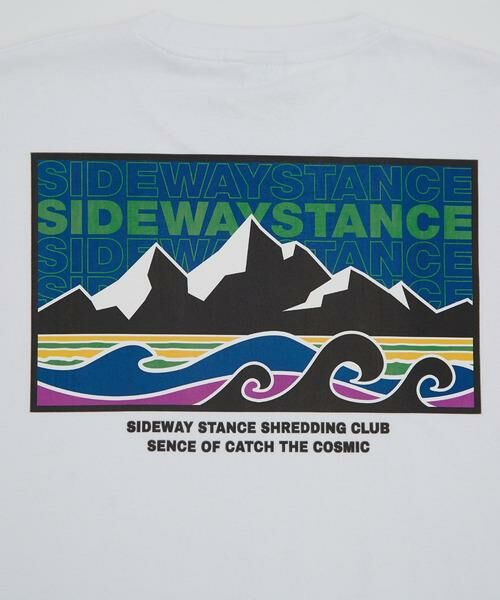 日牌 Sideway Stance Mountain Backprint T-Shirt