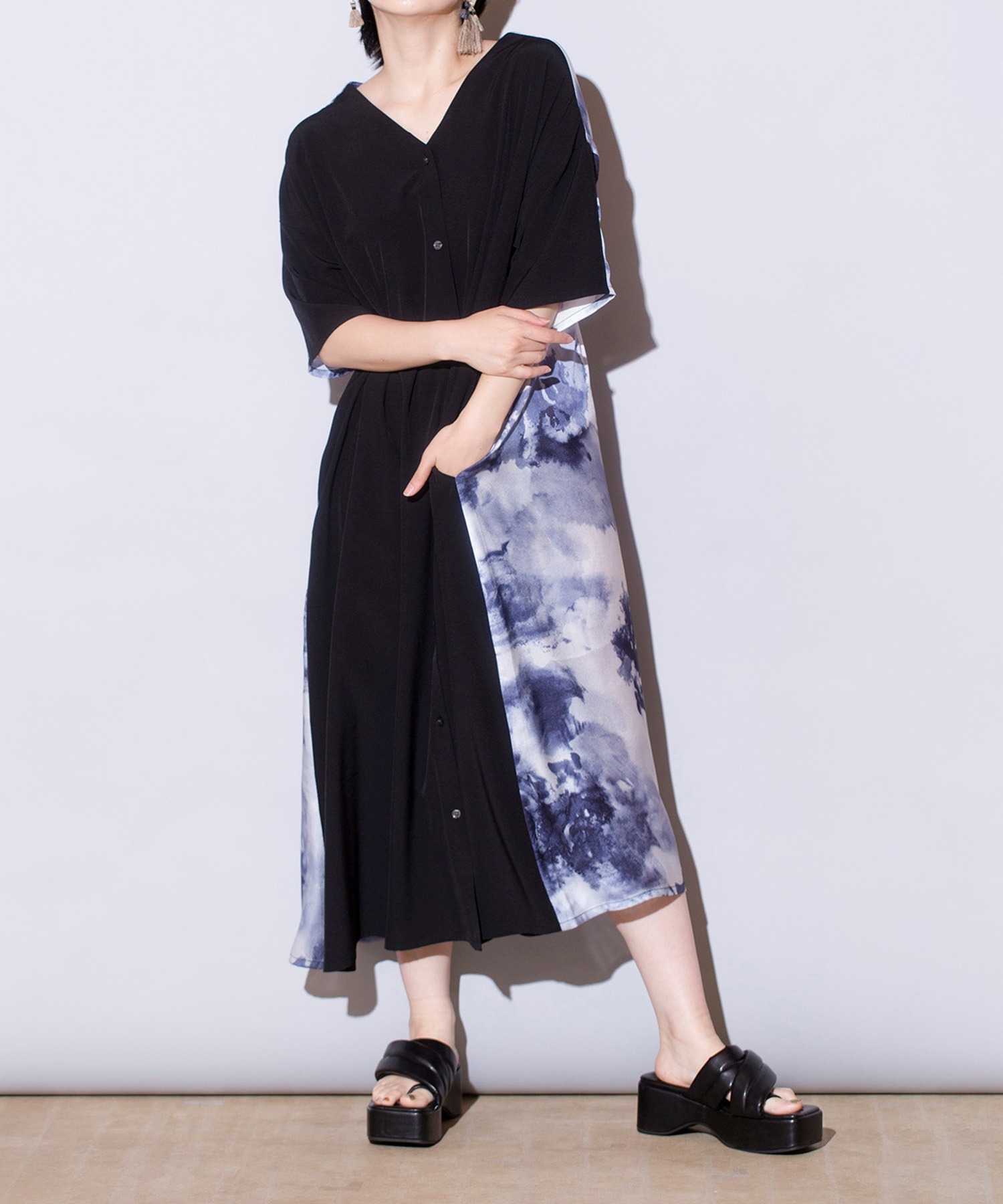 預購 - JP 2WAY 背部印花襯衫 One Piece