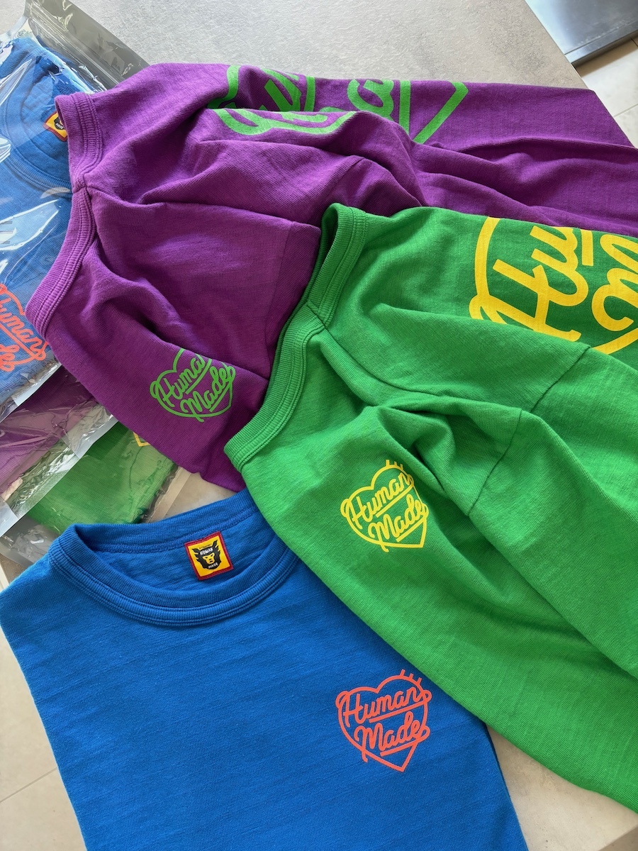 |期間限定| Human Made” Color  TEE 🇯🇵限定