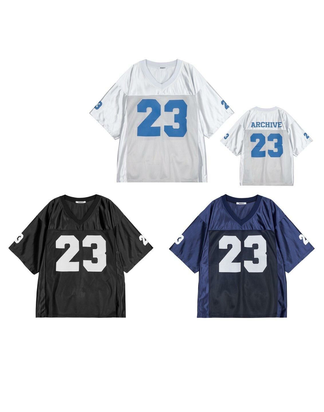 V領英文字數字短袖Tee MEMENTO-023T