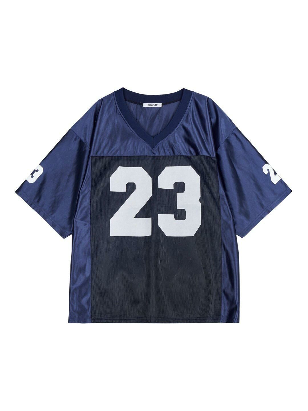 V領英文字數字短袖Tee MEMENTO-023T