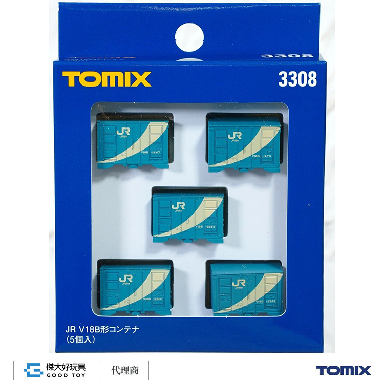 TOMIX 3308 貨櫃 JR V18B形 (5入)