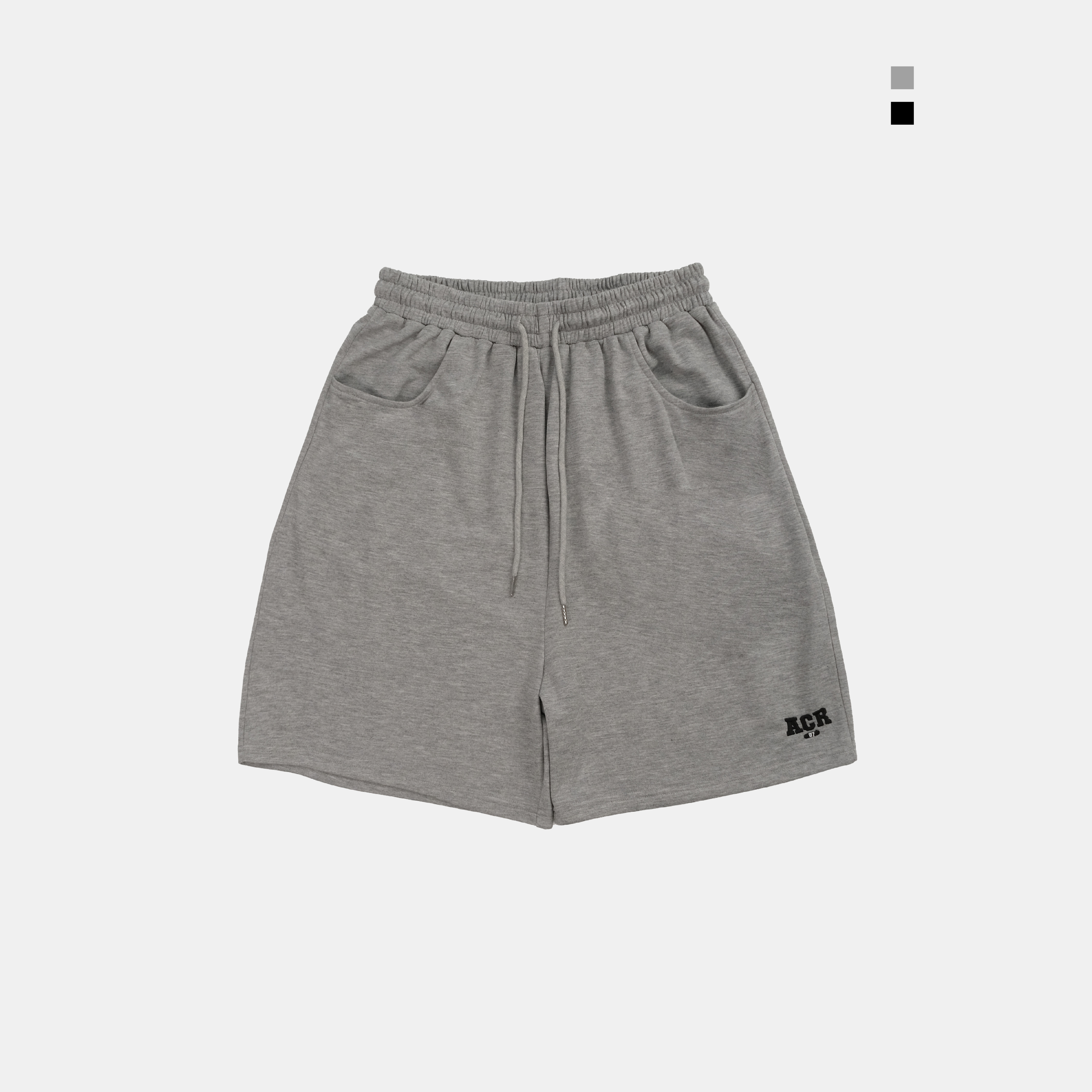 ACR AB-01 美式 大學 刺繡 棉短褲