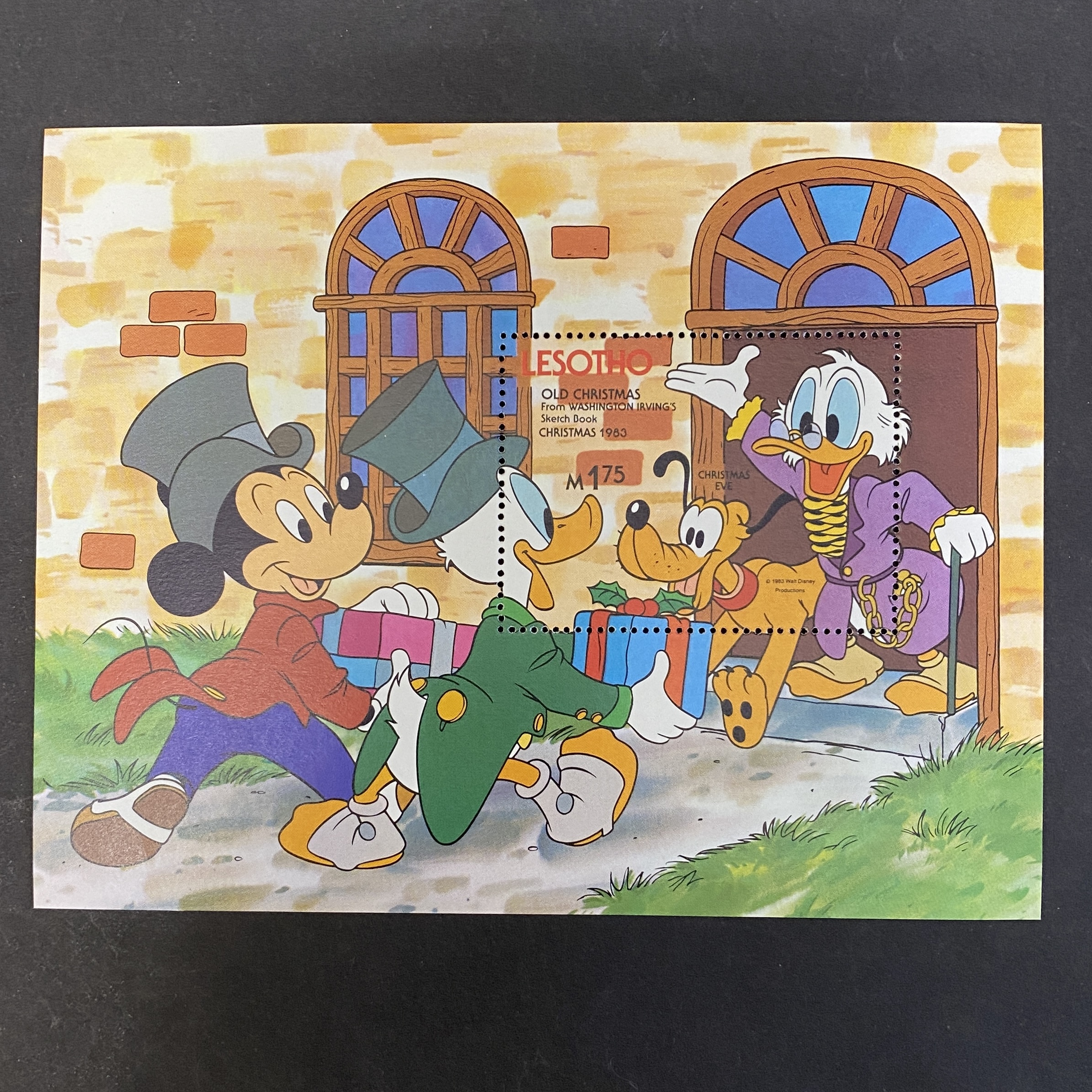 1983 Lesotho Kingdom Disney Christmas Stamp Miniature Sheet