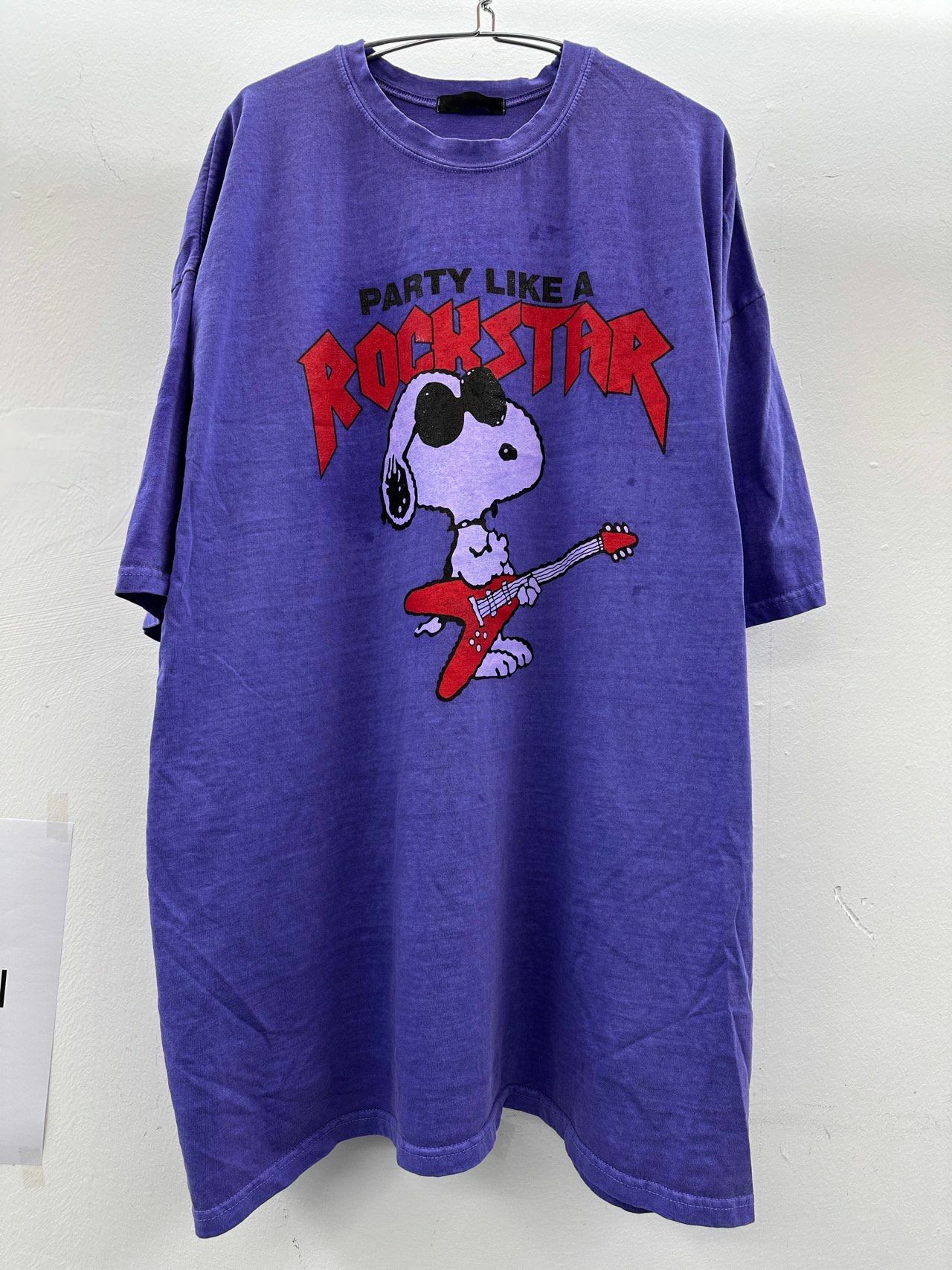 OverSize洗水卡通圖案短袖Tee T5570