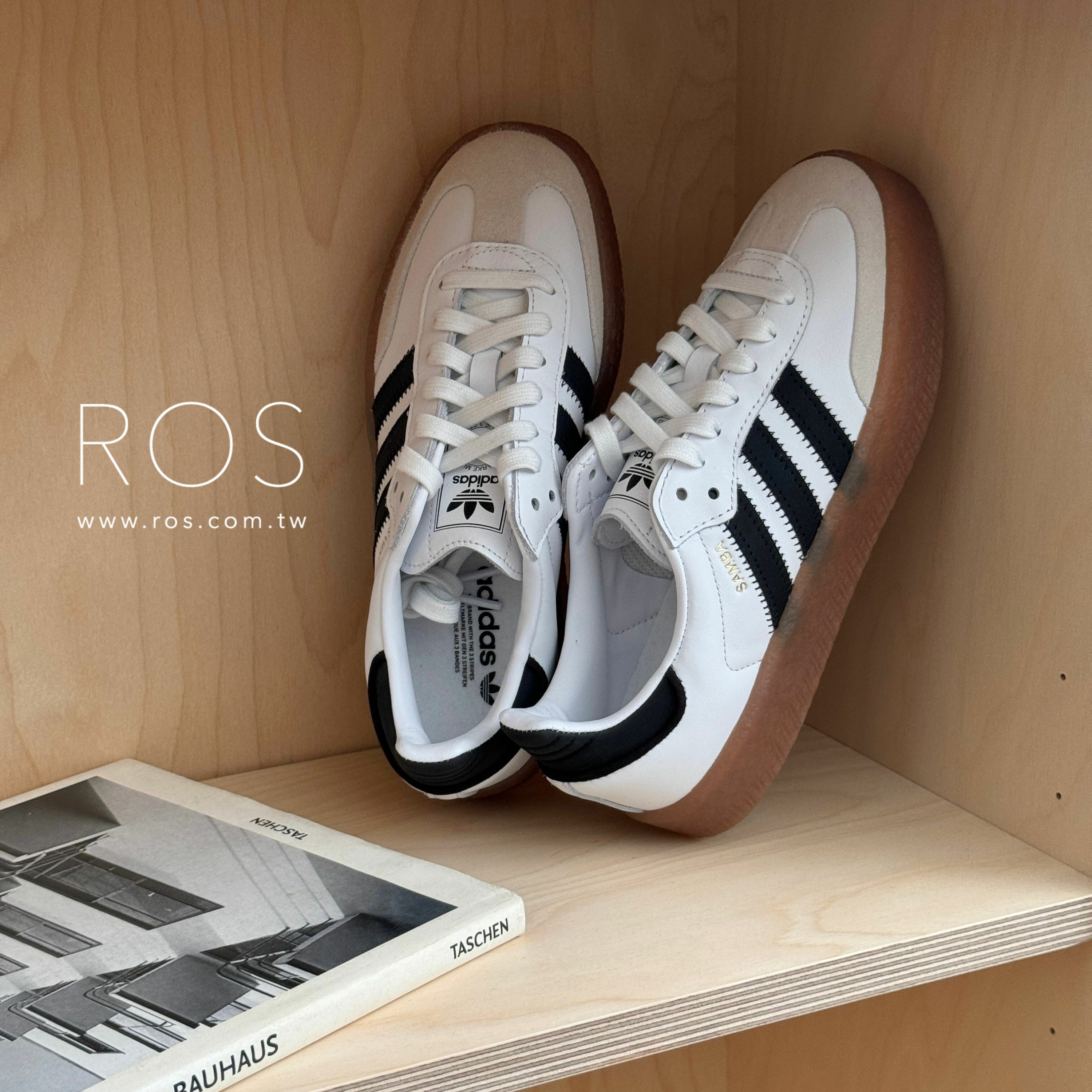 Adidas Sambae 白色厚底