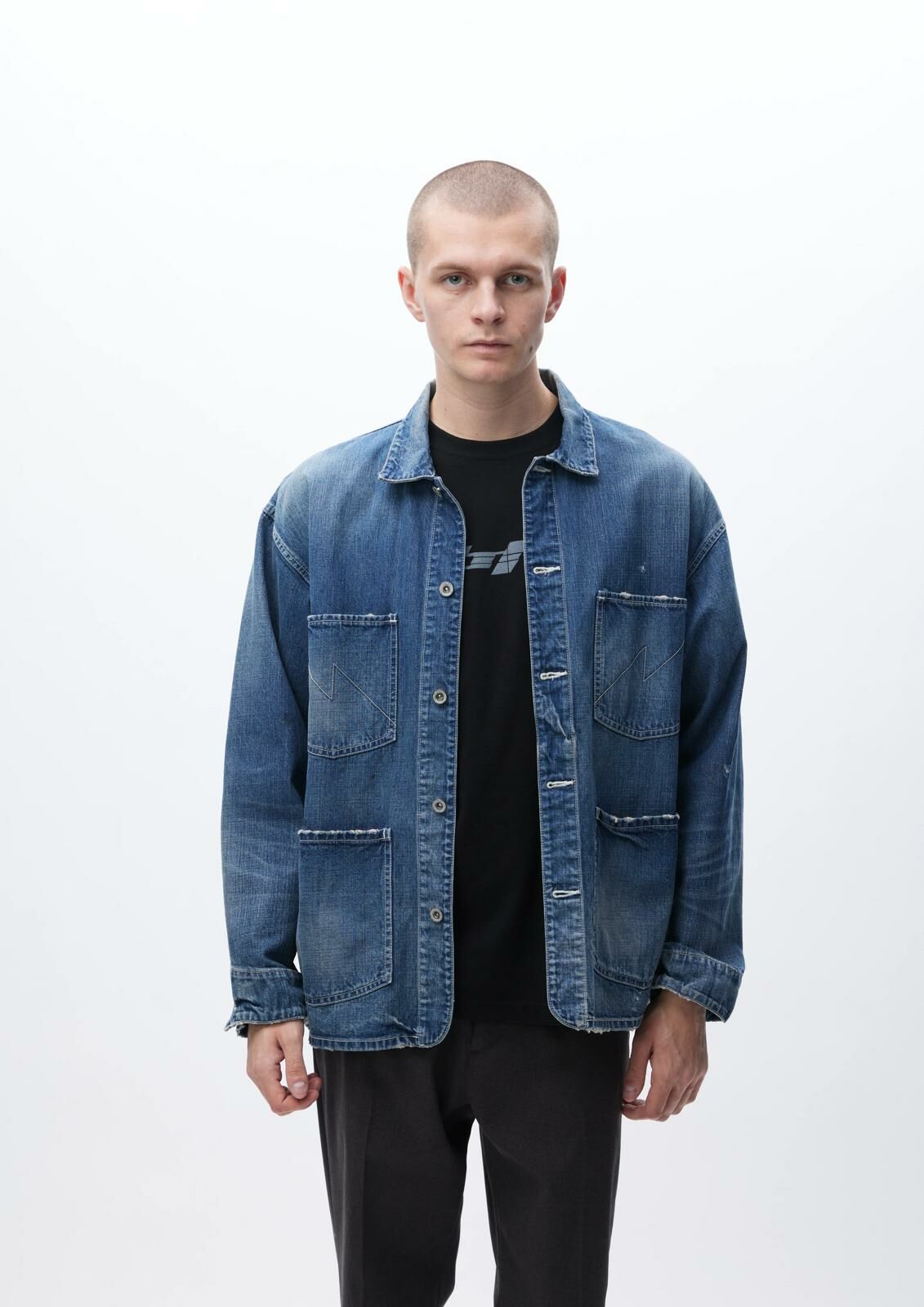 NEIGHBORHOOD - WASHED COVERALL JACKET | HBX - Globally