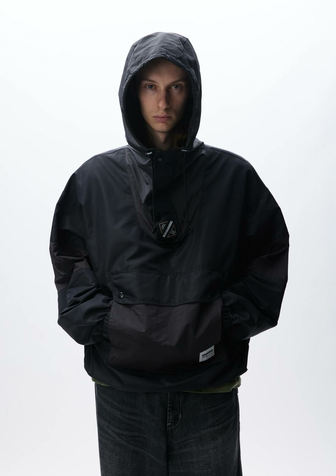 ジャケット・アウター NEIGHBORHOOD ANORAK JACKET GY MEDIUM NEIGHBORHOOD ANORAK JACKET