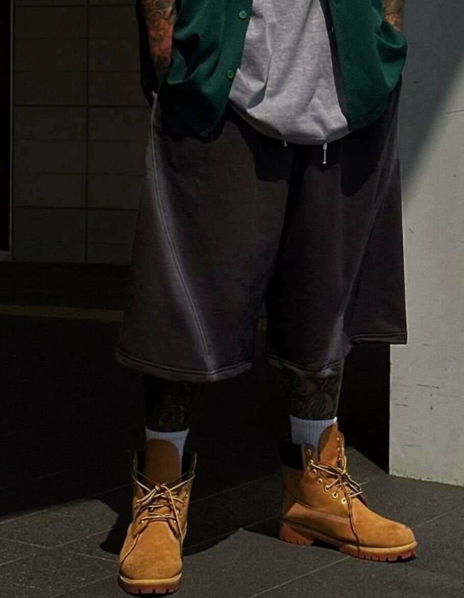 拼色棉質短褲 P2967