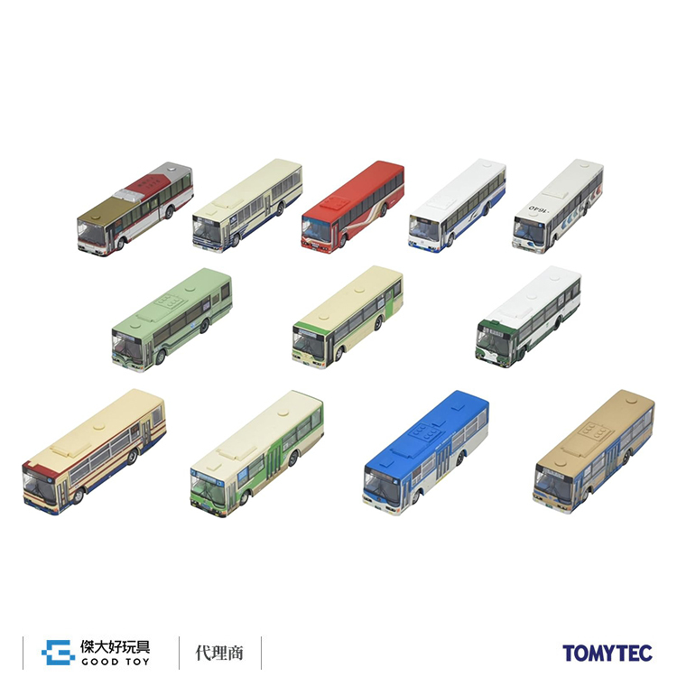 TOMYTEC 330189 巴士系列 第33彈 三菱扶桑 Aero Star 長尺短尺編 (全12種+隱藏版1種)