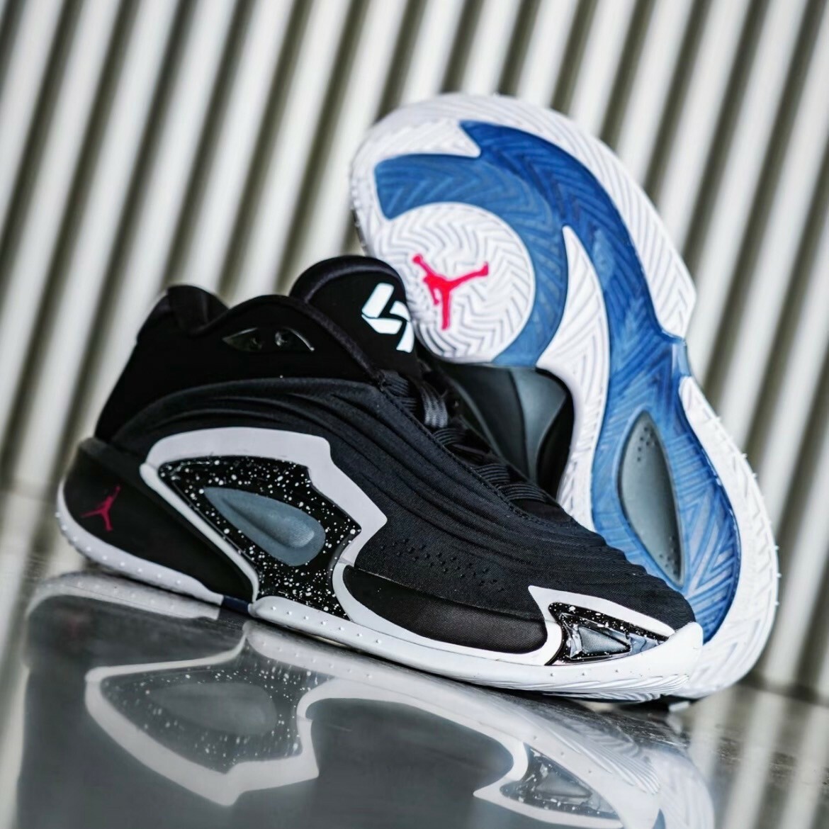 Nike Air Jordan Luka 3 PF 黑白紅 潑墨 緩震 實戰籃球鞋 FQ1285-001