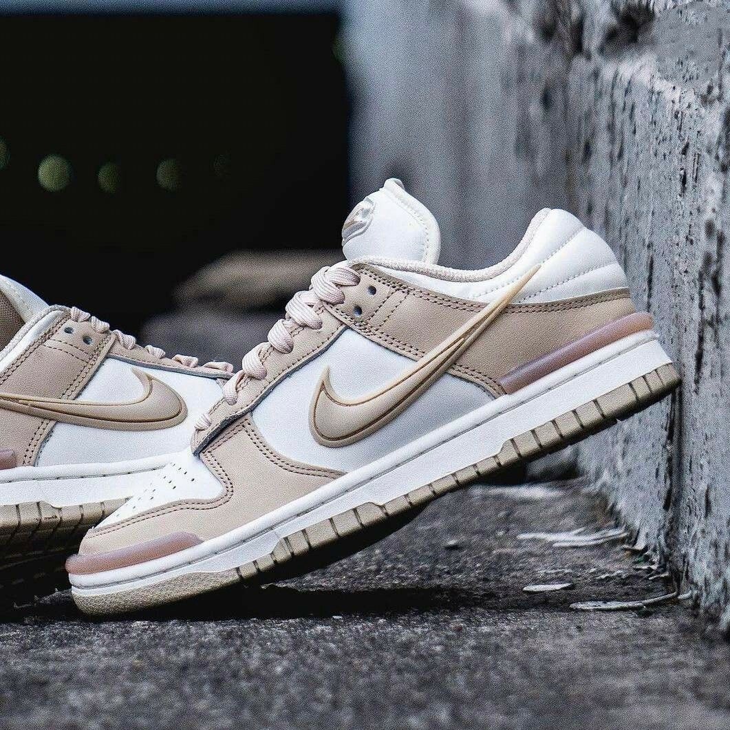 Nike Dunk Low Twist Sanddrift 奶茶色 沙色 大地色 厚鞋舌 立體勾 飛勾 小Ambush 休閒鞋