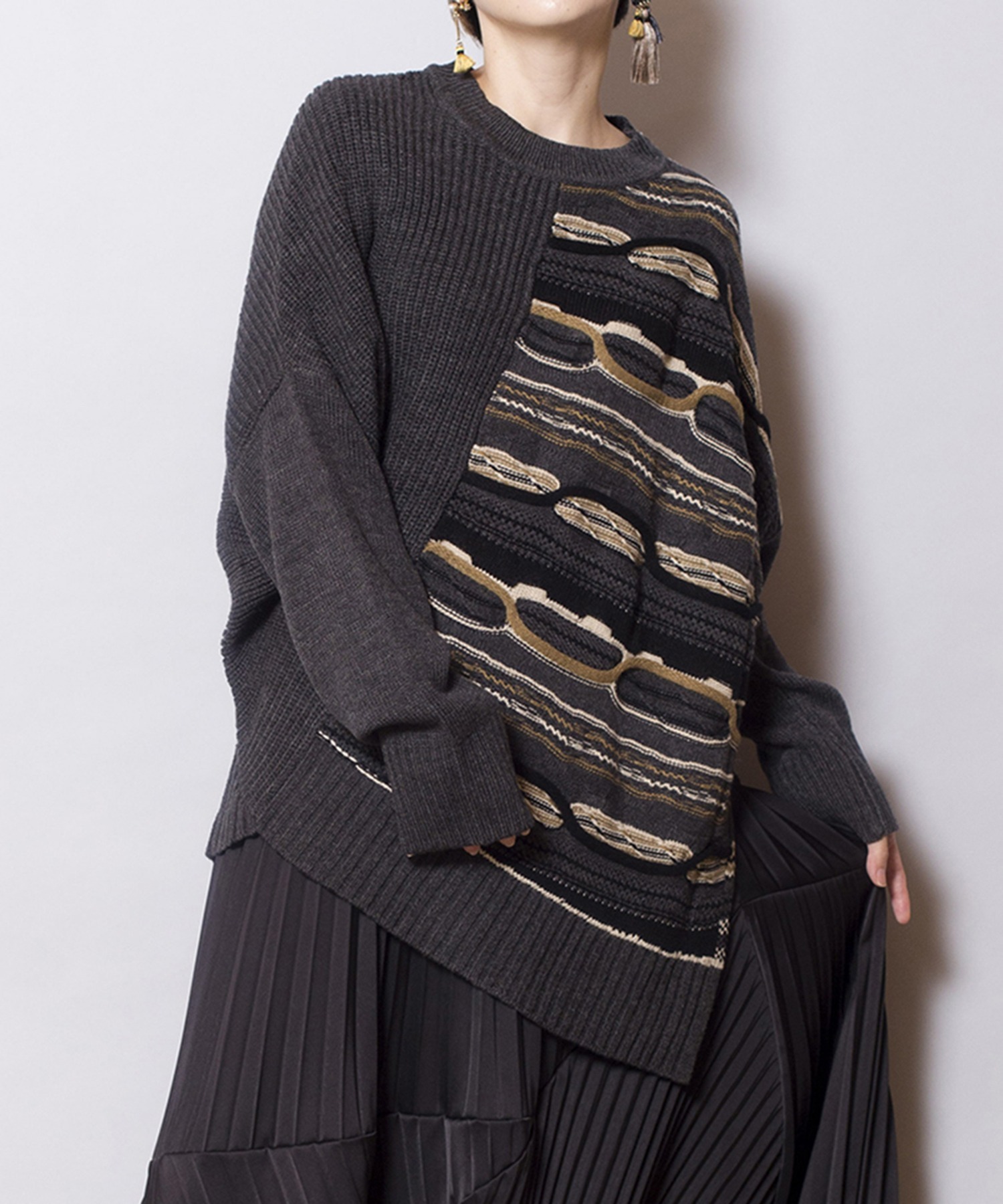 預購 - JP 提花針織Top