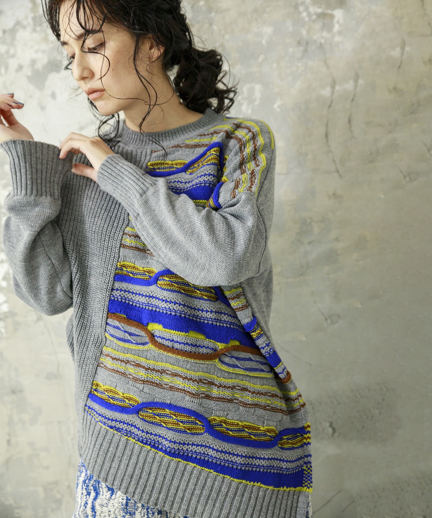 預購 - JP 提花針織Top