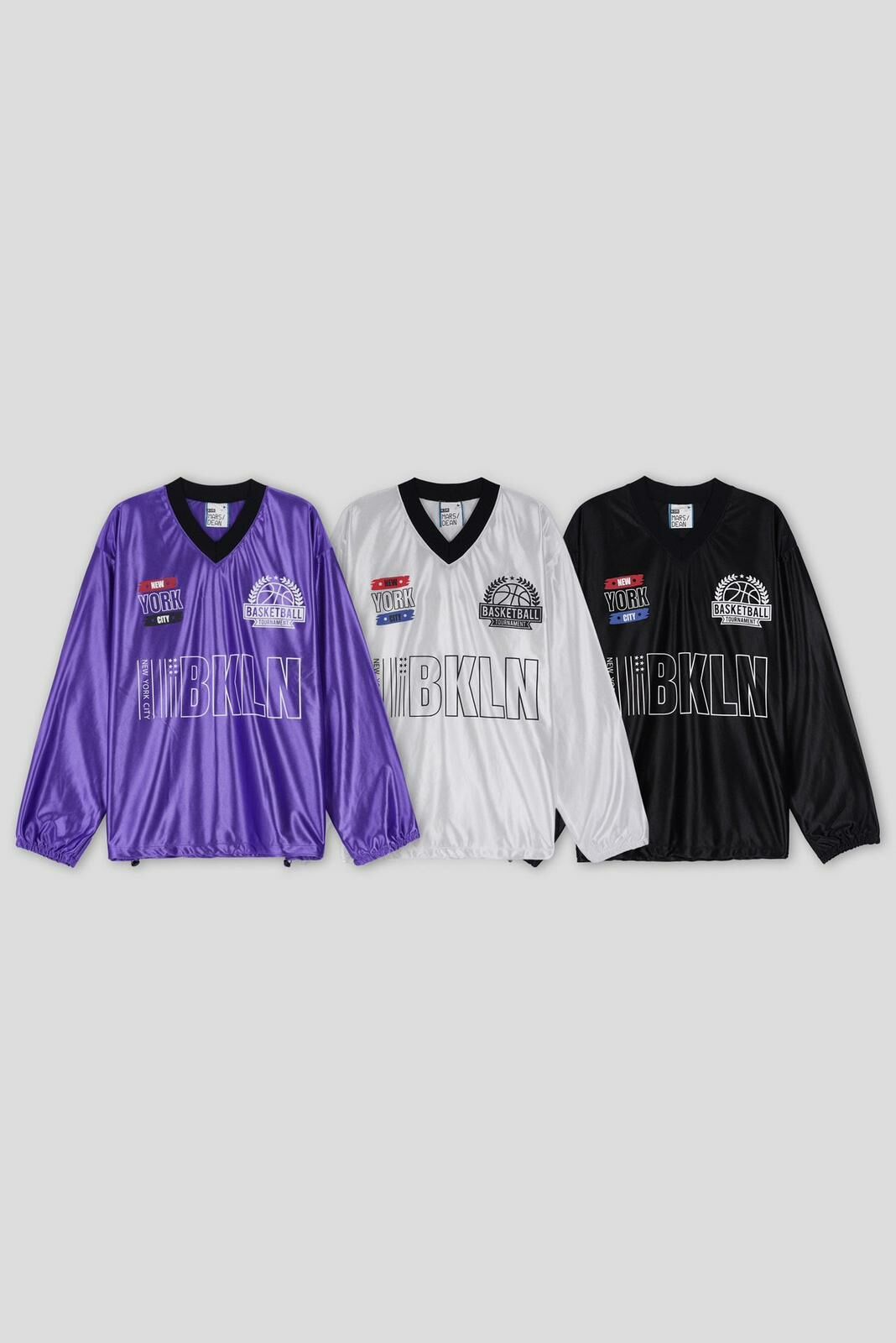 V領英文字可束腳長袖衫 DEAN-029T