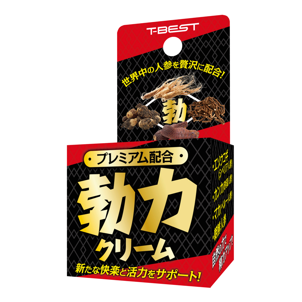 日本T-Best．勃力クリーム男用人蔘配方助勃乳霜 - 10ml