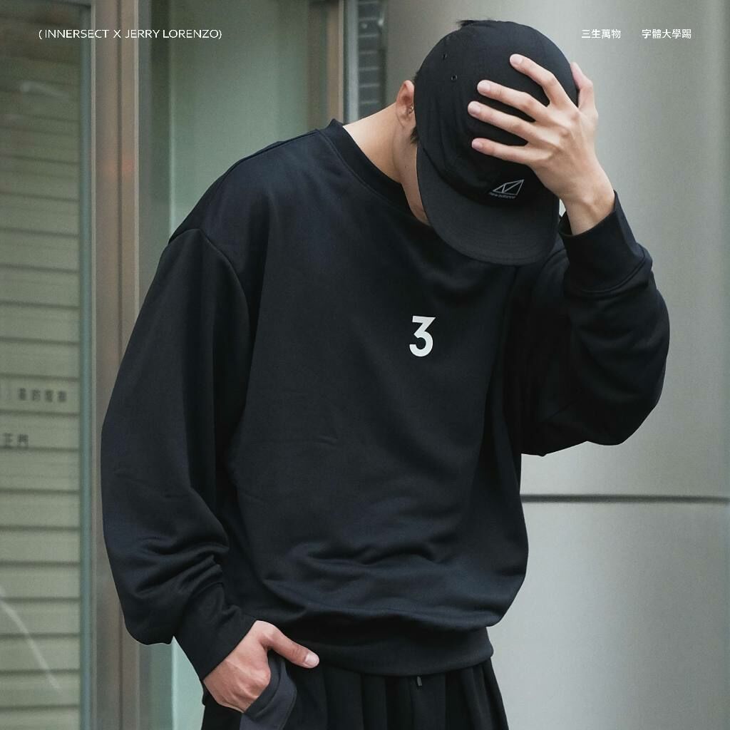 ★海外限定!Clot INNERSECT×Jerry Lorenzo レイヤードロンT INNERSECT C/O JERRY LORENZO 三生萬物五色胸前LOGO短T【INN23SSTTE