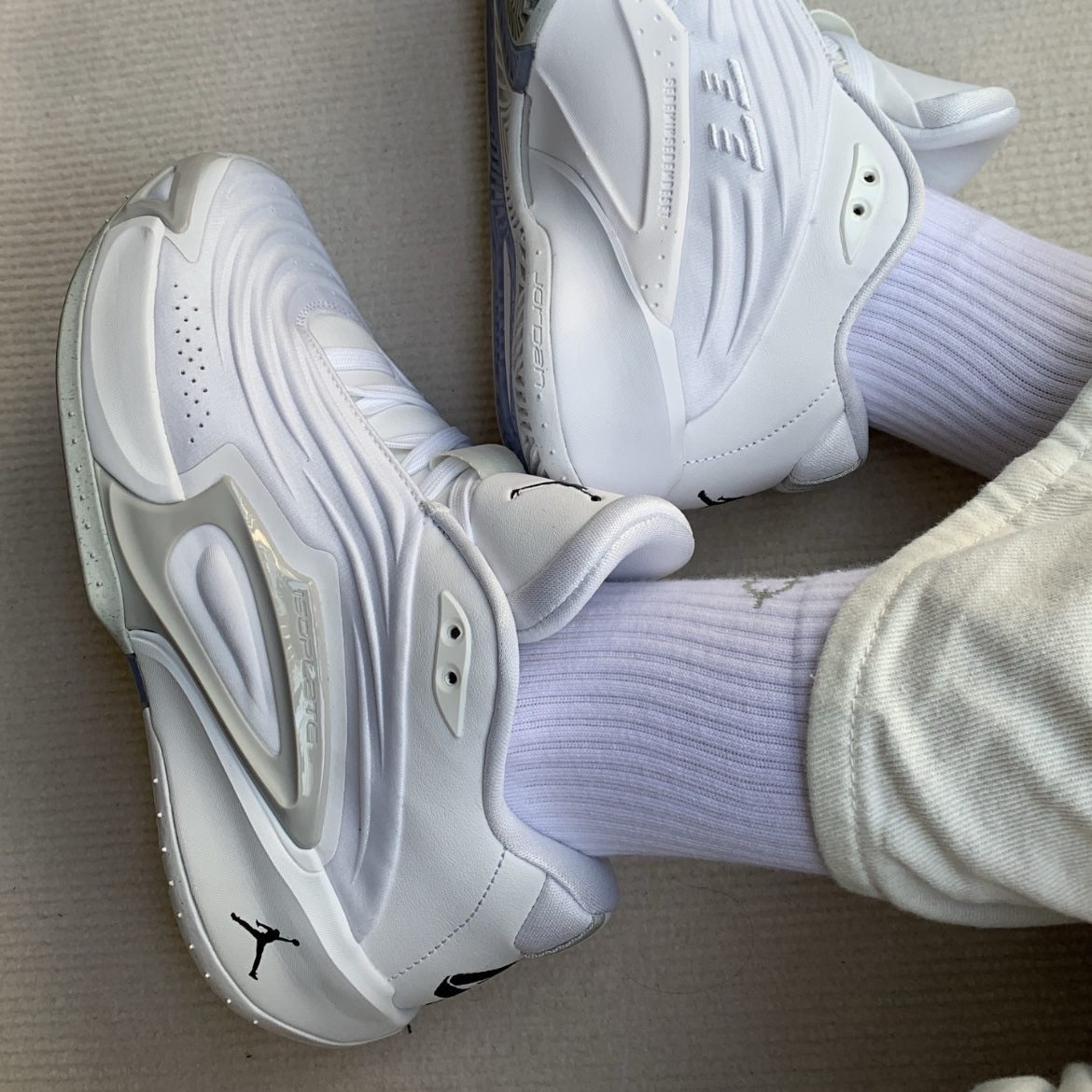 Nike Air Jordan Luka 3 TB PF 白灰 全白 冰底 AJ 喬丹 緩震 透氣 實戰籃球鞋