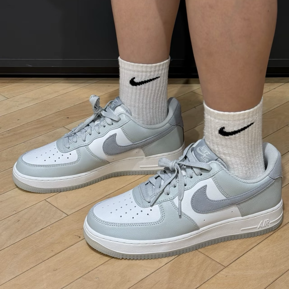 Nike Air Force 1 Low '07 LV8 雲霧灰 灰綠 AF1 莫蘭迪色 麂皮 冰底 低筒休閒鞋
