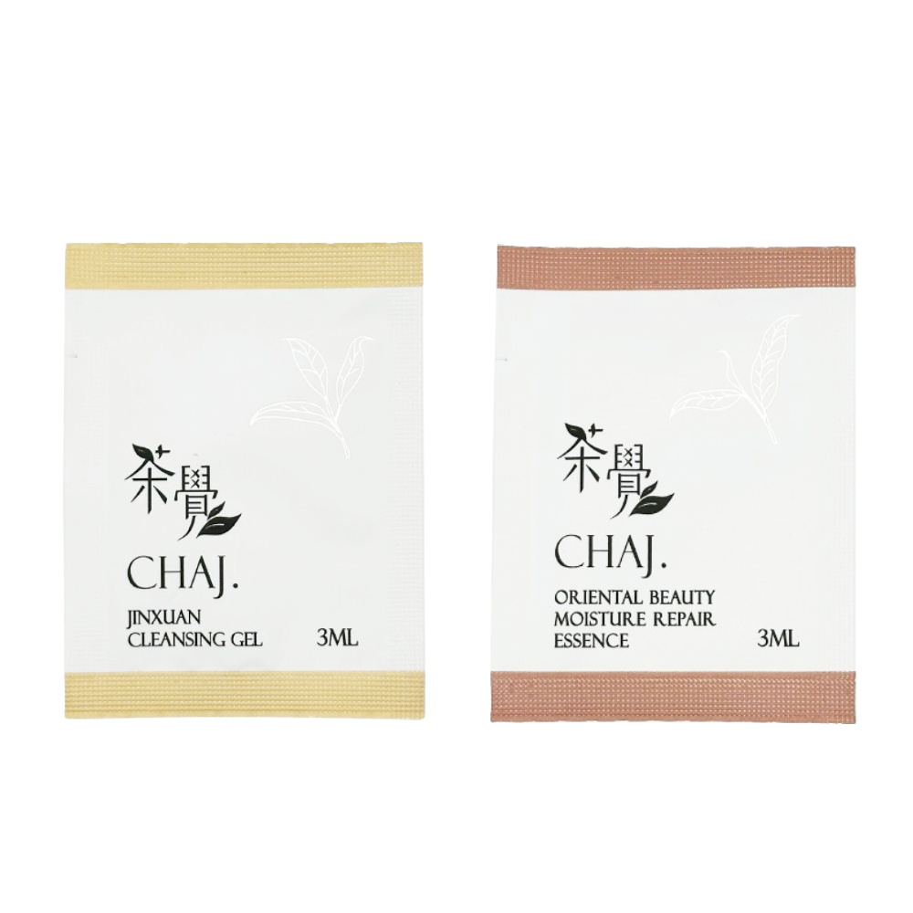 茶覺 - 雙茶卸妝修護保濕免費體驗組(金萱植萃保濕卸妝凝露 3ml +東方美人潤澤修護凝露3ml)