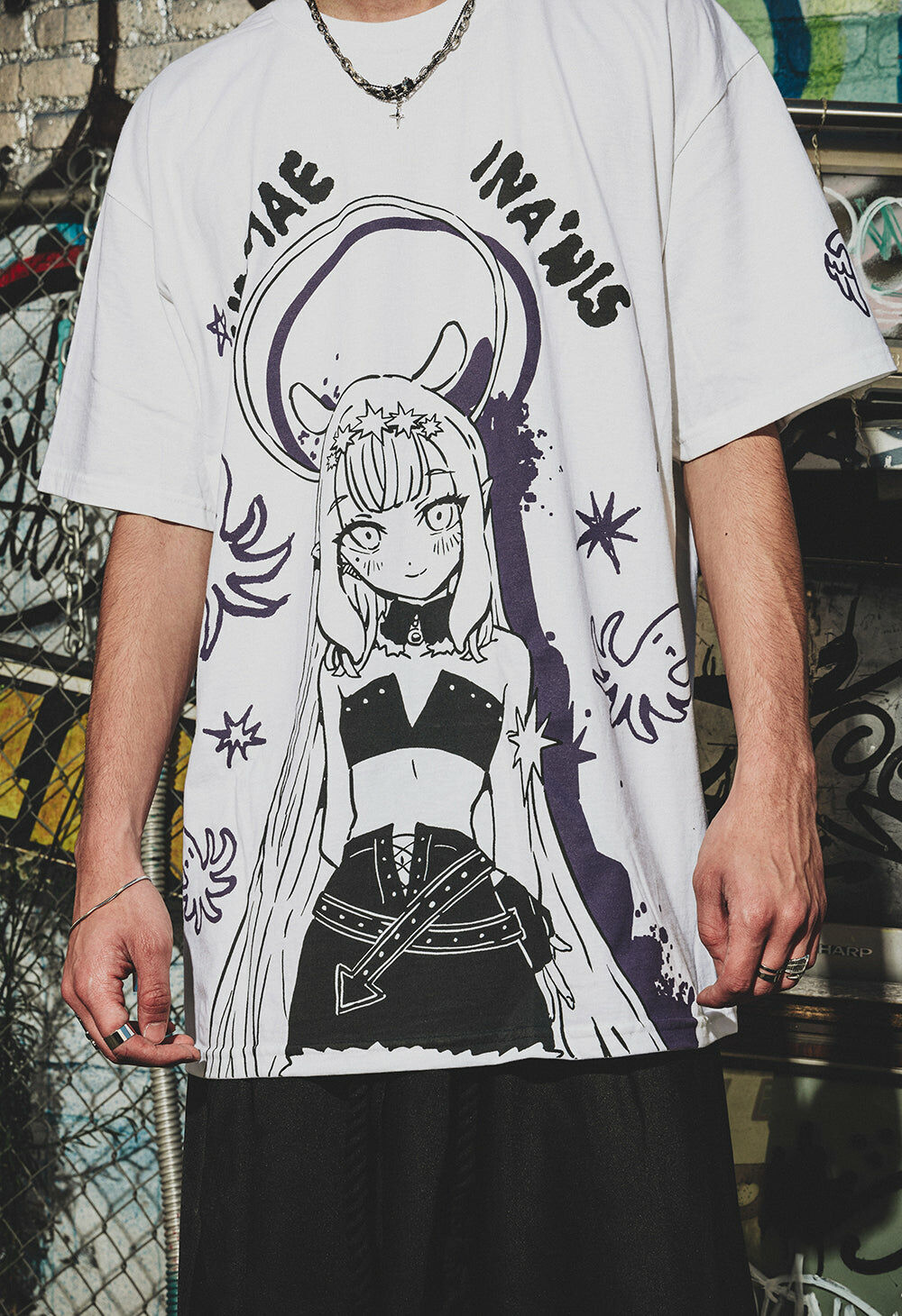 「官方代購」Hololive X OMOCAT hololive STAGE World Tour '24 -Soar! - INA'NIS T-Shirt