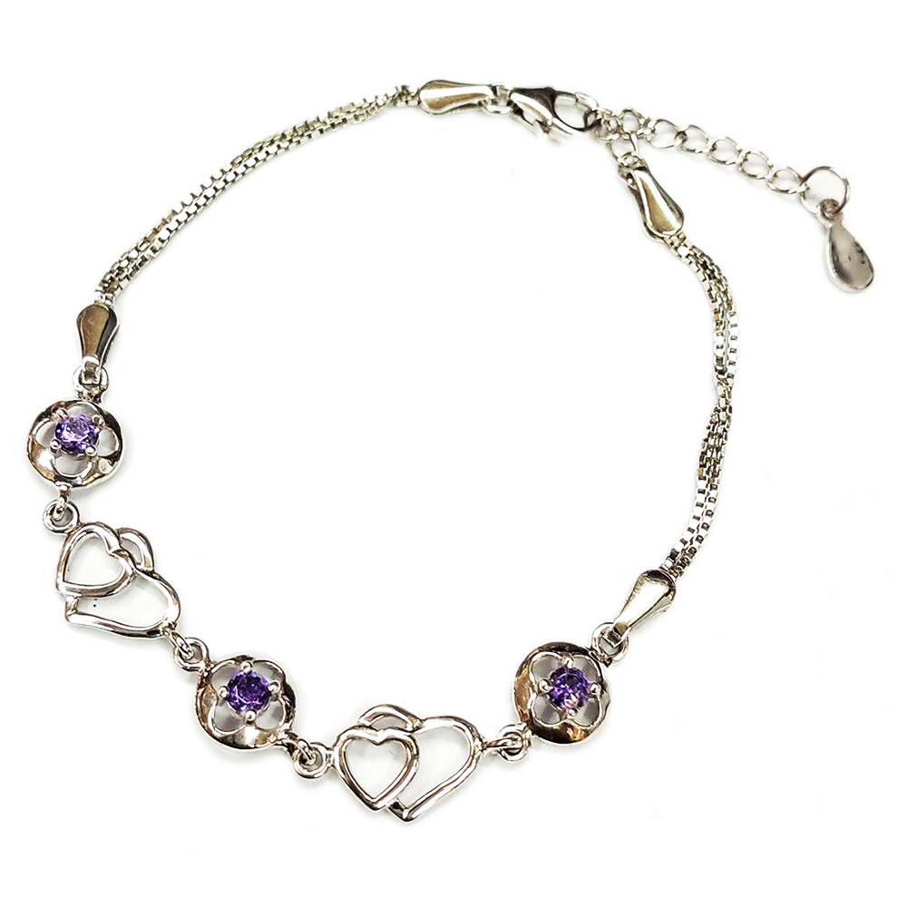 永結同心{晶鑽}925純銀鍊【十方】137444