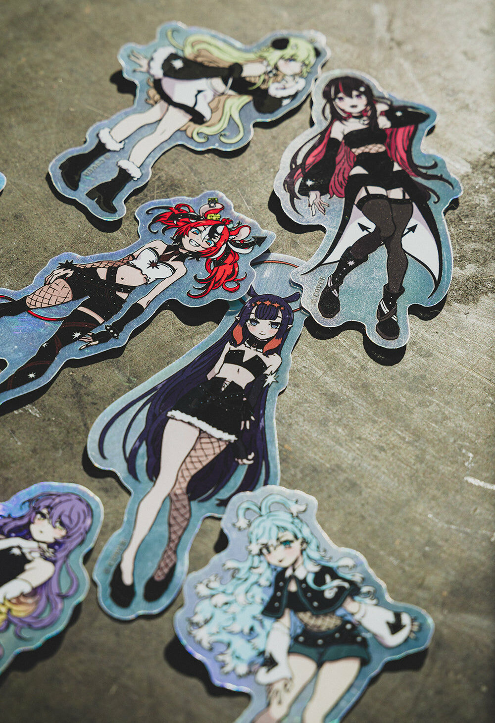 「官方代購」Hololive X OMOCAT hololive STAGE World Tour '24 -Soar! - Holographic Sticker Set