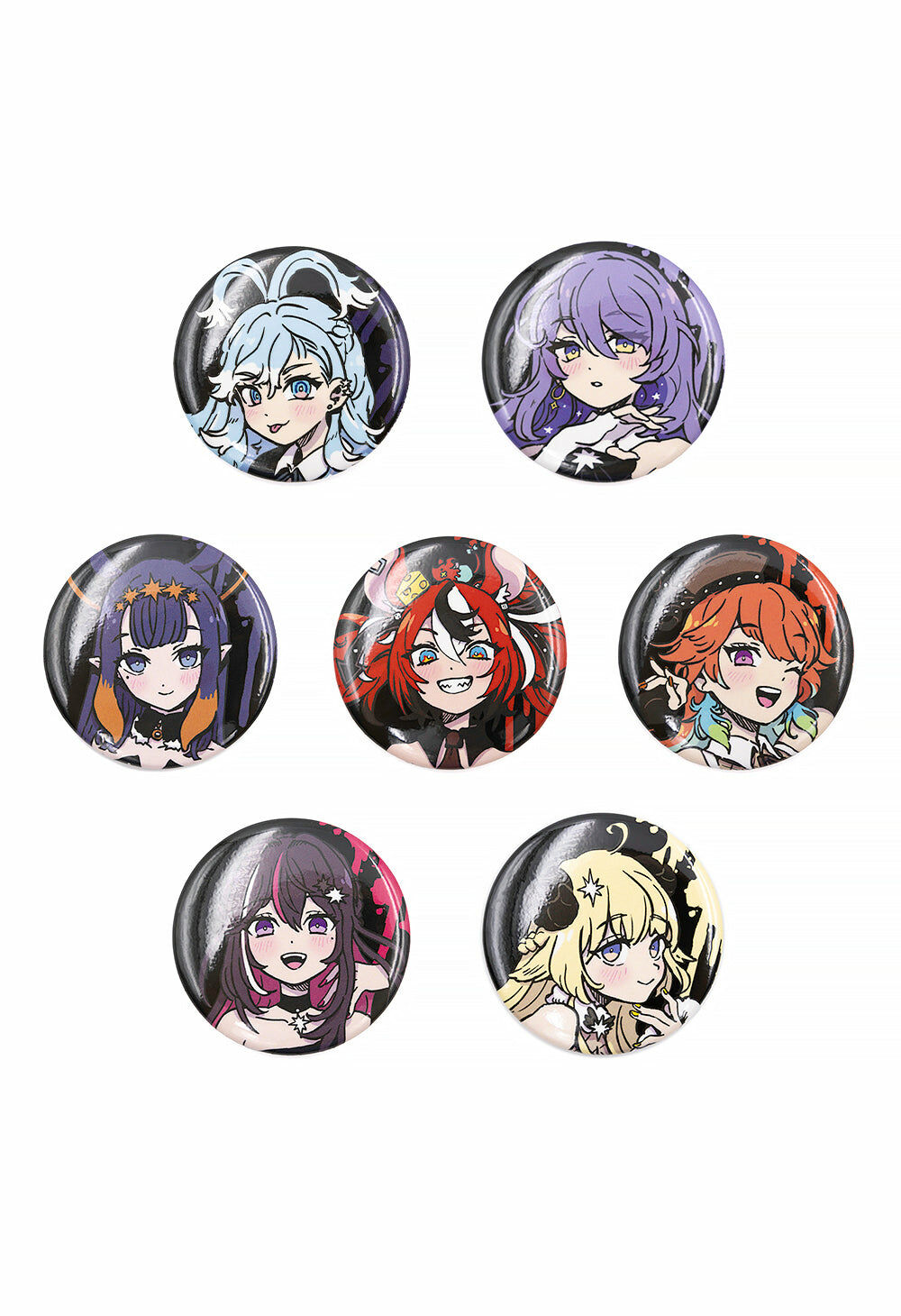 「官方代購」Hololive X OMOCAT hololive STAGE World Tour '24 -Soar! - Button Pin Blind Bag