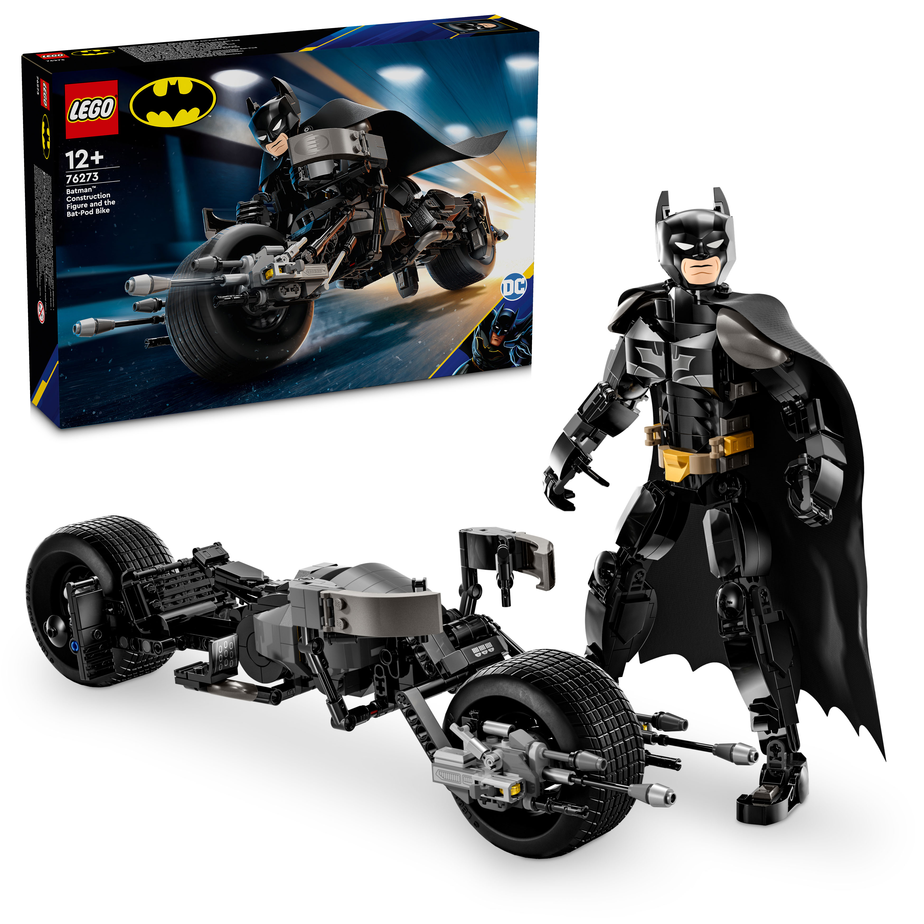 76273 Batman™ Construction Figure and the Bat-Pod Bike